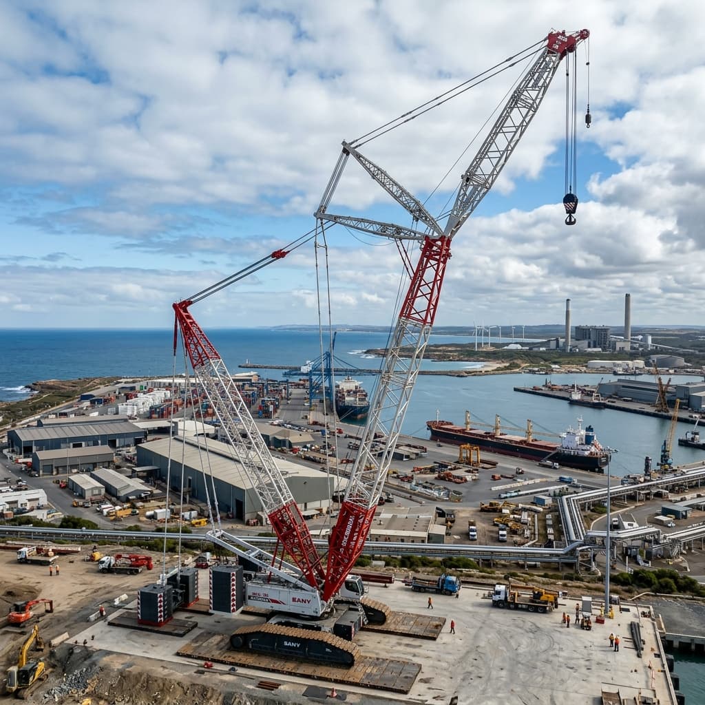 SANY SCC8000A Гусеничный кран - official distributor in Uzbekistan